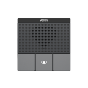 Mini Intercomunicador Wi-Fi para hotelería, hospitales, con diseño elegante, PoE, 3 botones, 1 relevador integrado de salida y entrada.
