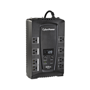 UPS de 825 VA/450 W, Topología Línea Interactiva, Entrada 120 Vca NEMA 5-15P, Tipo Gabinete Compacto, Con 8 Tomas NEMA 5-15R