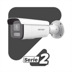[Dual Light + 2 Micrófonos Integrados] Bala IP 2 Megapixel / Lente Mot. 2.8 a 12 mm / 60 mts Luz Blanca + 60 mts IR / ACUSENSE / Exterior IP67 / IK10 / WDR 120 dB / PoE+ / Alarmas I/O / Micro SD / Metal / IK10 / ACUSEEK