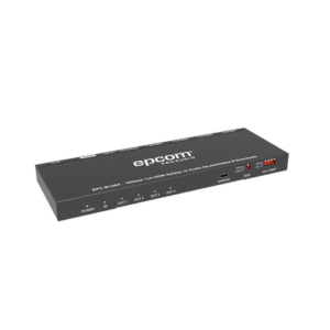 Splitter HDMI 1x4 | 1 Entrada a 4 salidas (Simultaneas) | 4K@60Hz | Extractor de Audio | Down Scaler | HDR 4:4:4 | EDID | 18Gbps