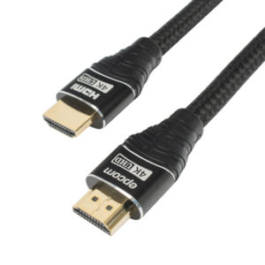 Cable HDMI de 1 Metro (3.28 Pies) | Alta Definición | Longitud | Versión 2.0 | Alta Velocidad 18Gbps | 4K@60Hz | Conectores Chapados en Oro | Tipo Redondo