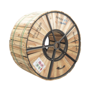 Carrete de 4 Kilómetros (13123.36 Pies) de Fibra Óptica para Exterior G.652D, Armada, Monomodo de 12 Hilos, Loose Tube, Color Negro, para Instalación en Ducto Subterráneo o Enterrado Directo