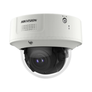 Domo IP 4 Megapixel / Lente Mot. 2.8 a 12 mm 2 / 40 mts IR EXIR / 2 Analiticos Simultaneos / DeepinView / 2 Micrófonos Integrados / IP67 / IK10 / H.265+ / WDR 150 dB / Captura Facial / Búsqueda por Atributos / Conteo de Personas