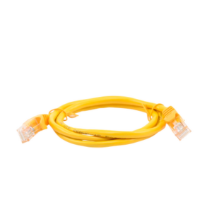 Cable de Parcheo UTP Cat5e - 1 Metro (3.28 Pies) - Amarillo