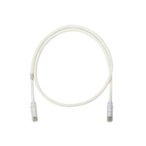 Cable de Parcheo UTP Categoría 6, con Plug Modular en Cada Extremo - 3 Metros (9.84 Pies) - Blanco Mate