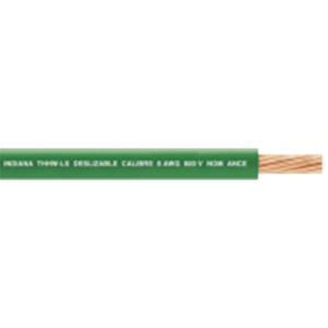 Cable Eléctrico 18 AWG Color Verde, Conductor de Cobre Suave Cableado. Aislamiento de PVC, Auto-Extensible. Bobina de 100 Metros (328.08 Pies)