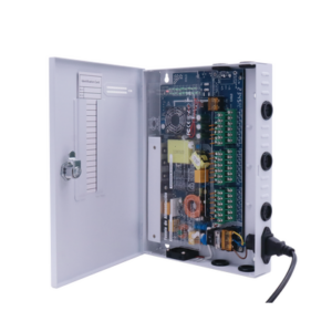 Fuente PREMIUM / 11-15 V / 18 canales / 20 A / Alta tecnología en seguridad / Doble ventilador / Hasta 1.8 Amperes por Salida / Filtro de ruido por canal / Diseño de alta gama.