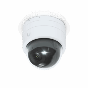 Cámara IP UniFi G5 Domo Ultra, de bajo perfil para interior, 2K (4MPX), ángulo amplio 102.4°, visión nocturna IR hasta 20 mts, detección de eventos, para pared o techo